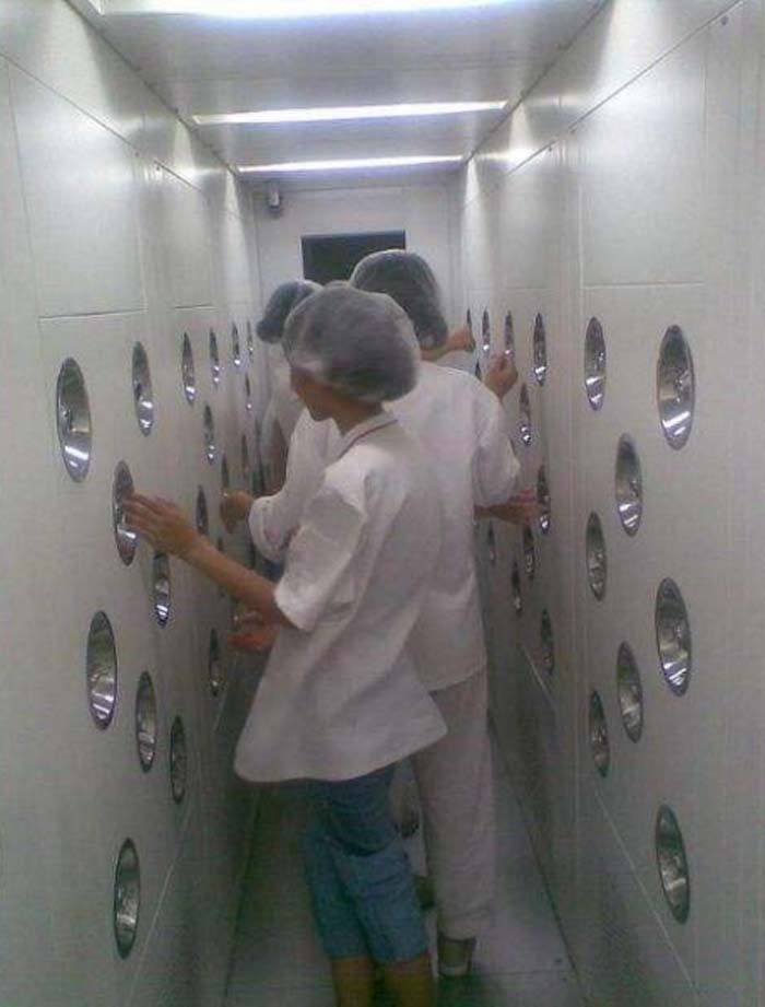 正確使用風淋室不僅可以確保其凈化效果 正確使用風淋室不僅可以確保其凈化效果